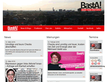 Tablet Screenshot of basta-bs.ch